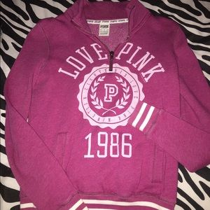 PINK quarter zip