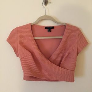 NWOT Pink Crop Top