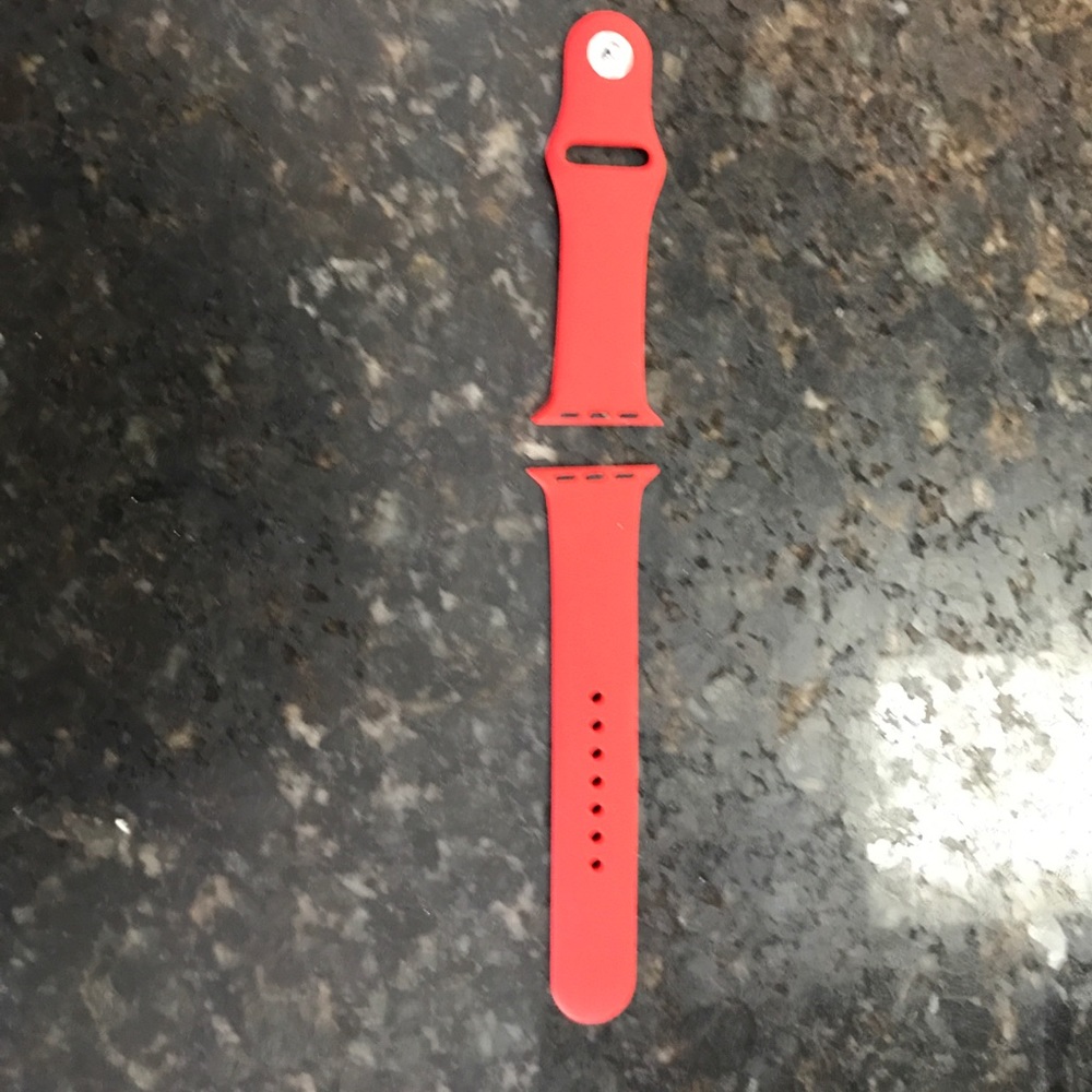 Red apple watch band 38 mm