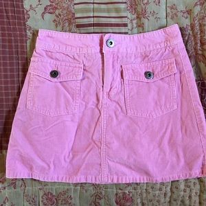 Girls pink corduroy skort size 8