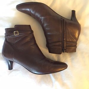 Cole Haan brown booties