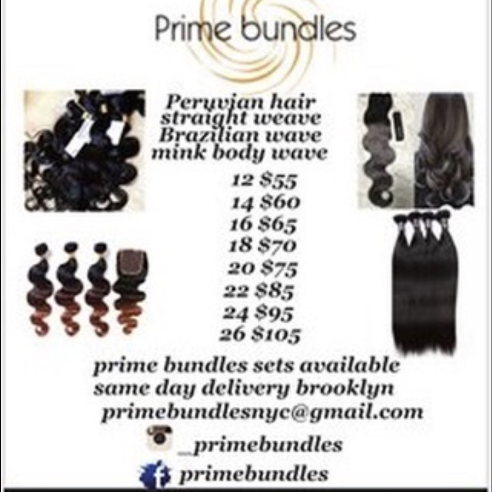 PrimeBundles 100% human hair 8 to 30inches