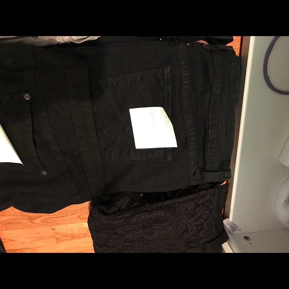 NYDJ black denim jeans size 22