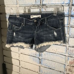Denim shorts