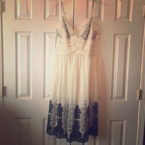 Beautiful 100% silk tea length dress