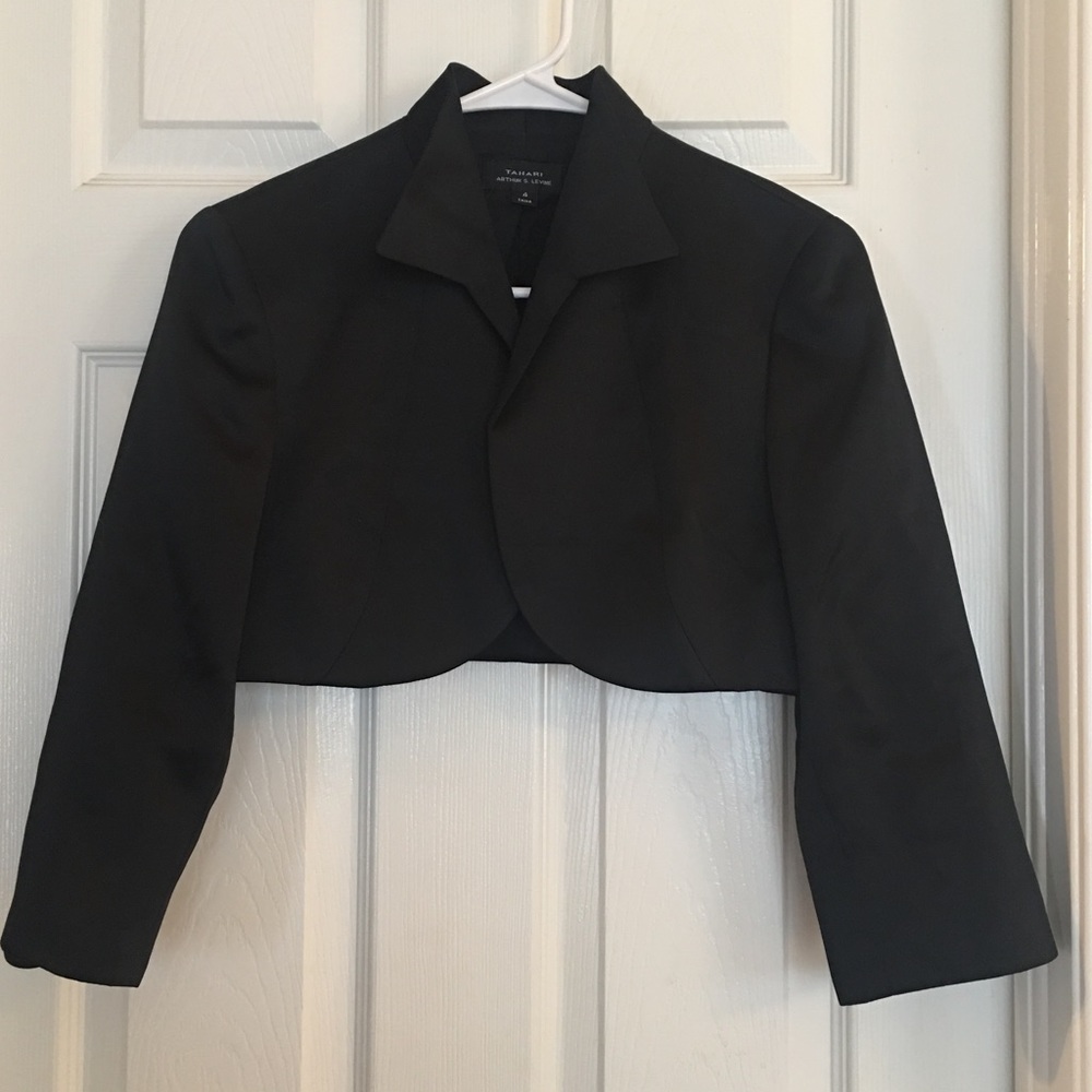 Tahari Satin Bolero jacket