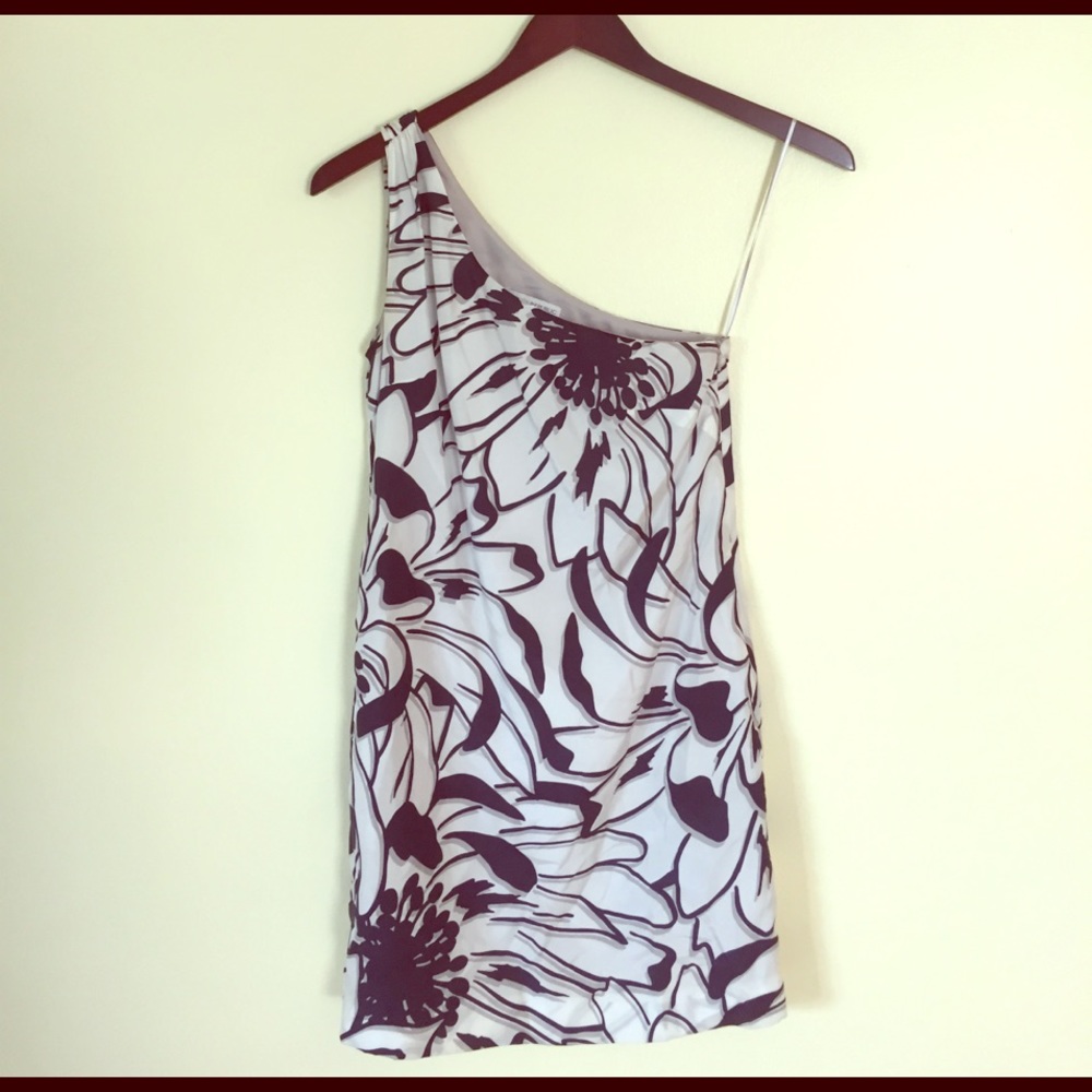 Floral one shoulder dress