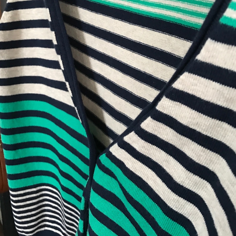 Max Studio Striped Spring Cardigan - Picture 3 of 3