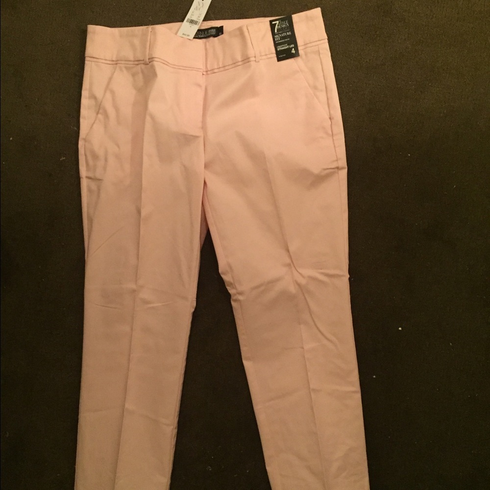 NY & Co baby pink trousers, size 4, NWT
