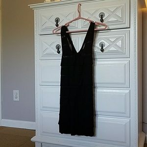 Long, Sheer Black Tank