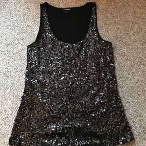 Sequin top from Express!