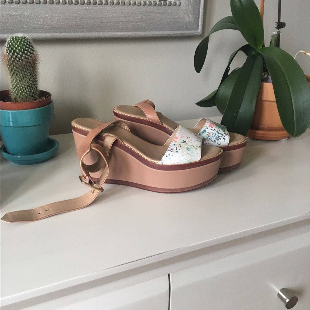 Nicole Miller wedge sandals