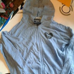 PINK Victoria Secret blue zip up
