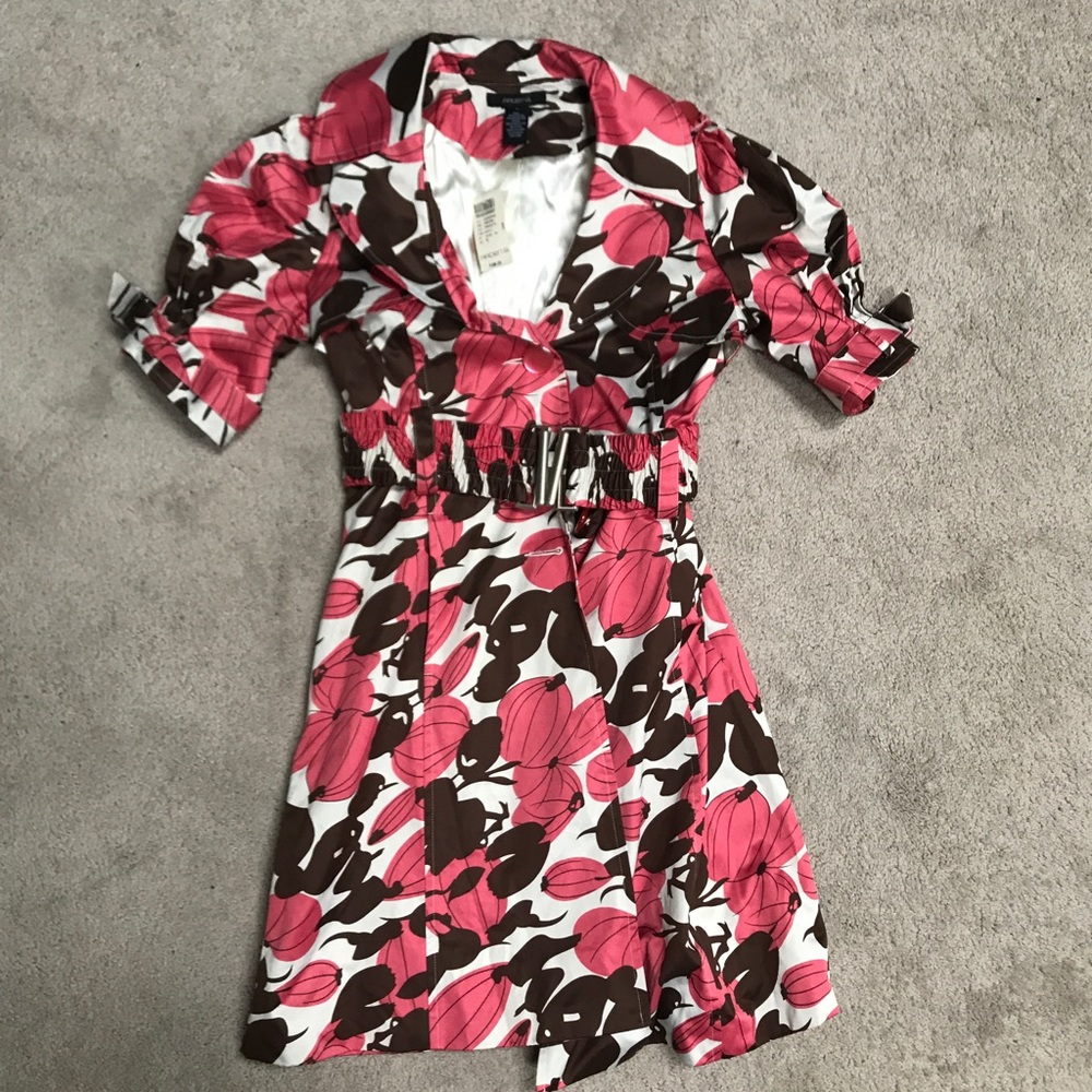 Arden B Trench Coat Dress