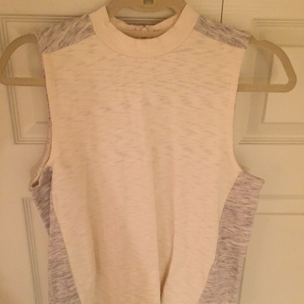 Madewell- mock turtleneck tank top, size small