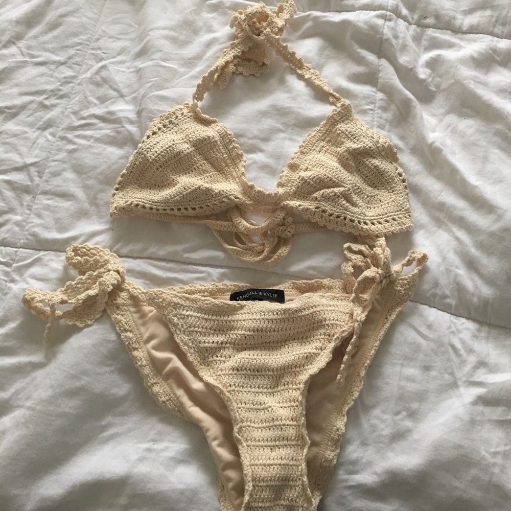 Kendall & Kylie Crocheted Bikini