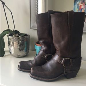 Frye harness boot