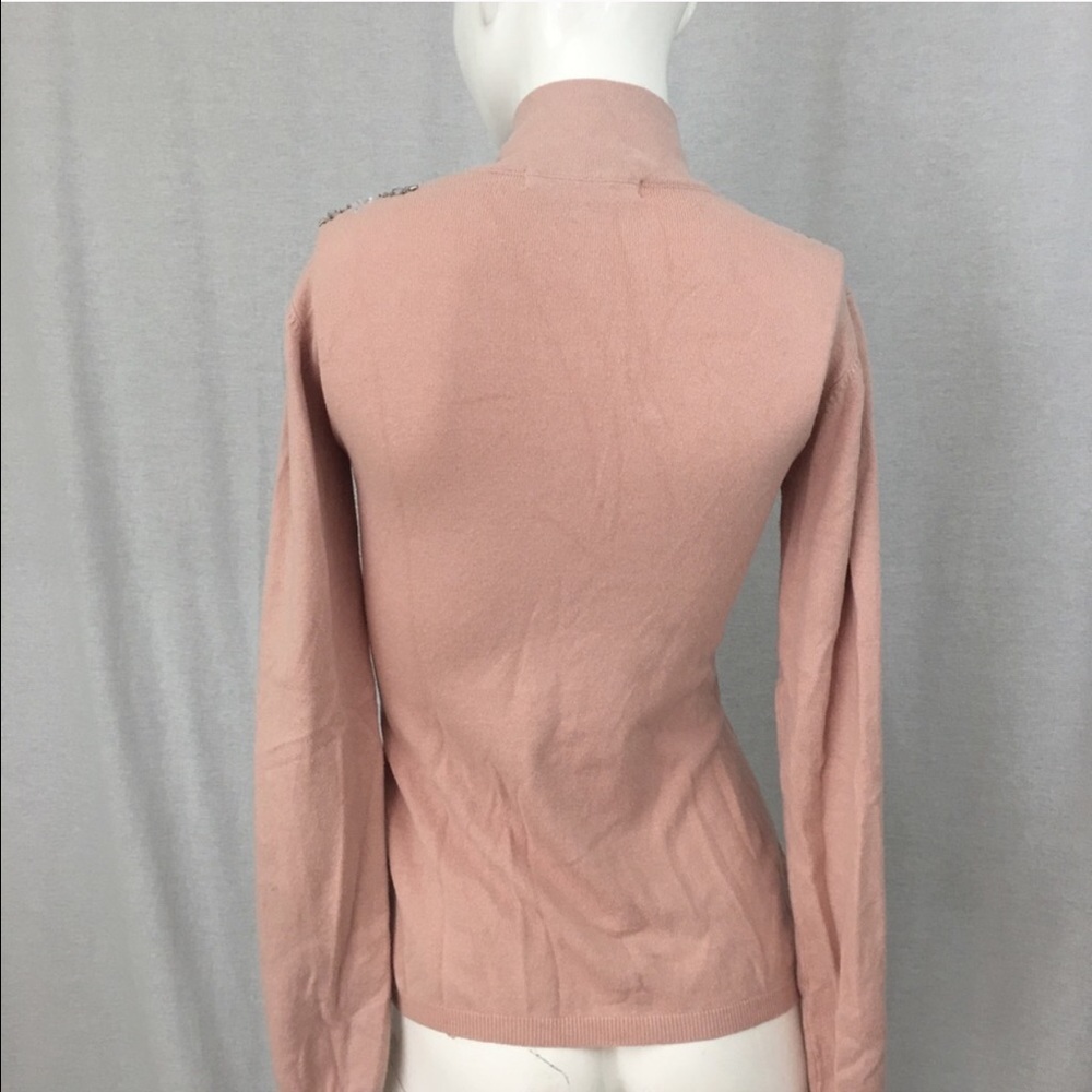 SOLD šSz XS Boston Proper Beaded Zip Up Cardigan - Picture 7 of 8