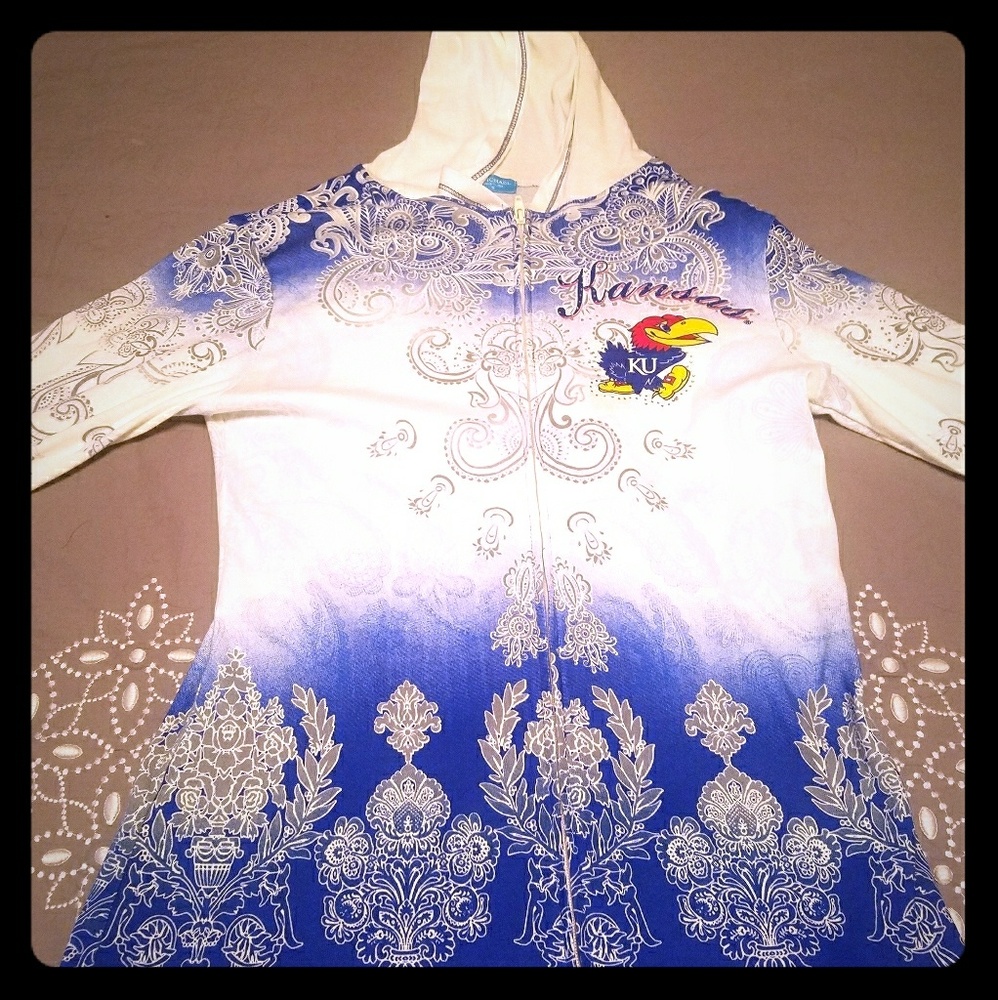 New With tags Jayhawk Zip up