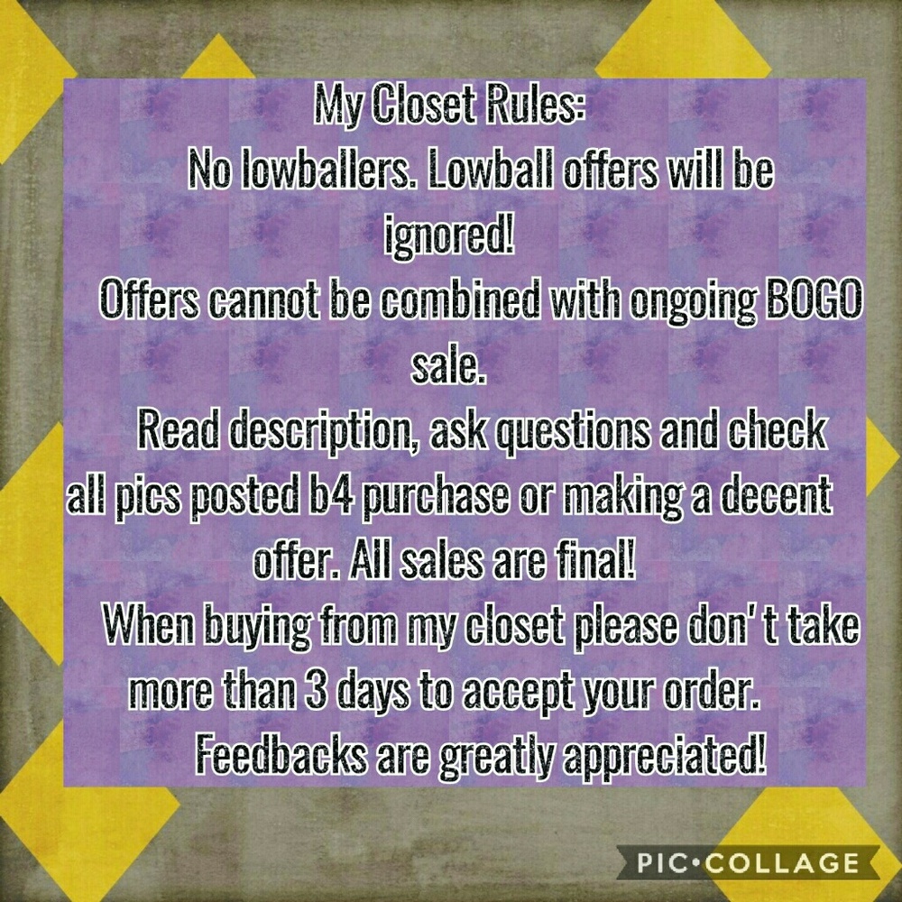 MY CLOSET RULES.....