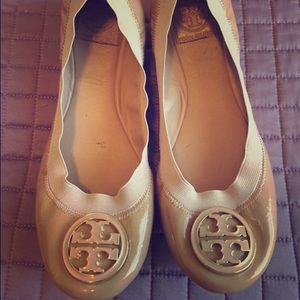 Tory Burch patent leather ballet flats