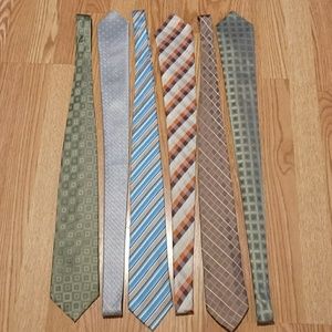 6 Assorted Full Length Ties