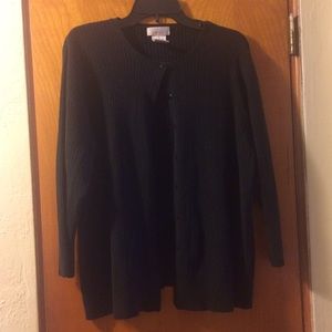 Simple Black Cardigan