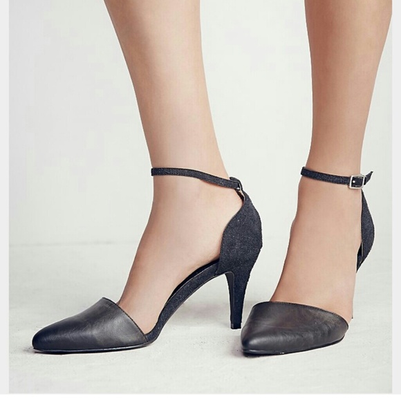 Free People Shoes - Faryl Robin for Free People vegan slope heel black