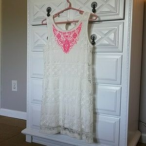 White Lace Summer Dress