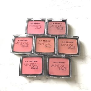 LA color mineral blush x7