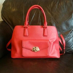 Nine West rock and lock satchel