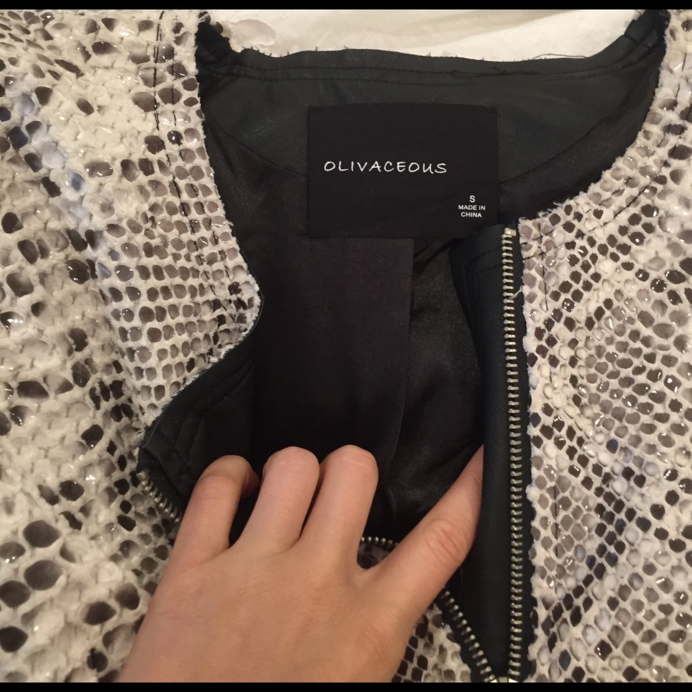 Snake skin blazer - Picture 3 of 3