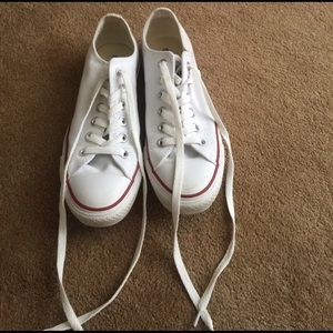 White converse sneakers