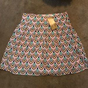 Francesca's patterned skirt