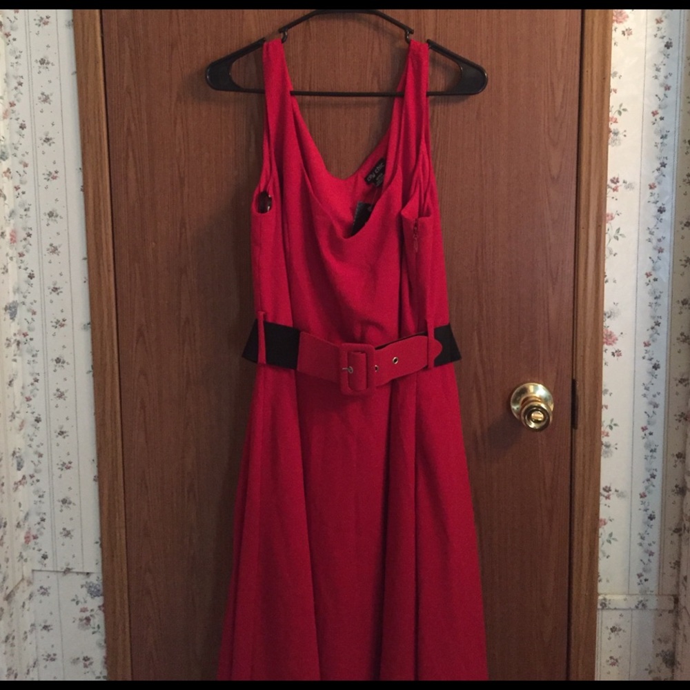 City chic dress tea length
