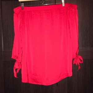 Off the shoulder women's top