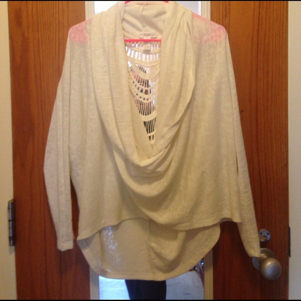 Long sleeve cowl neck