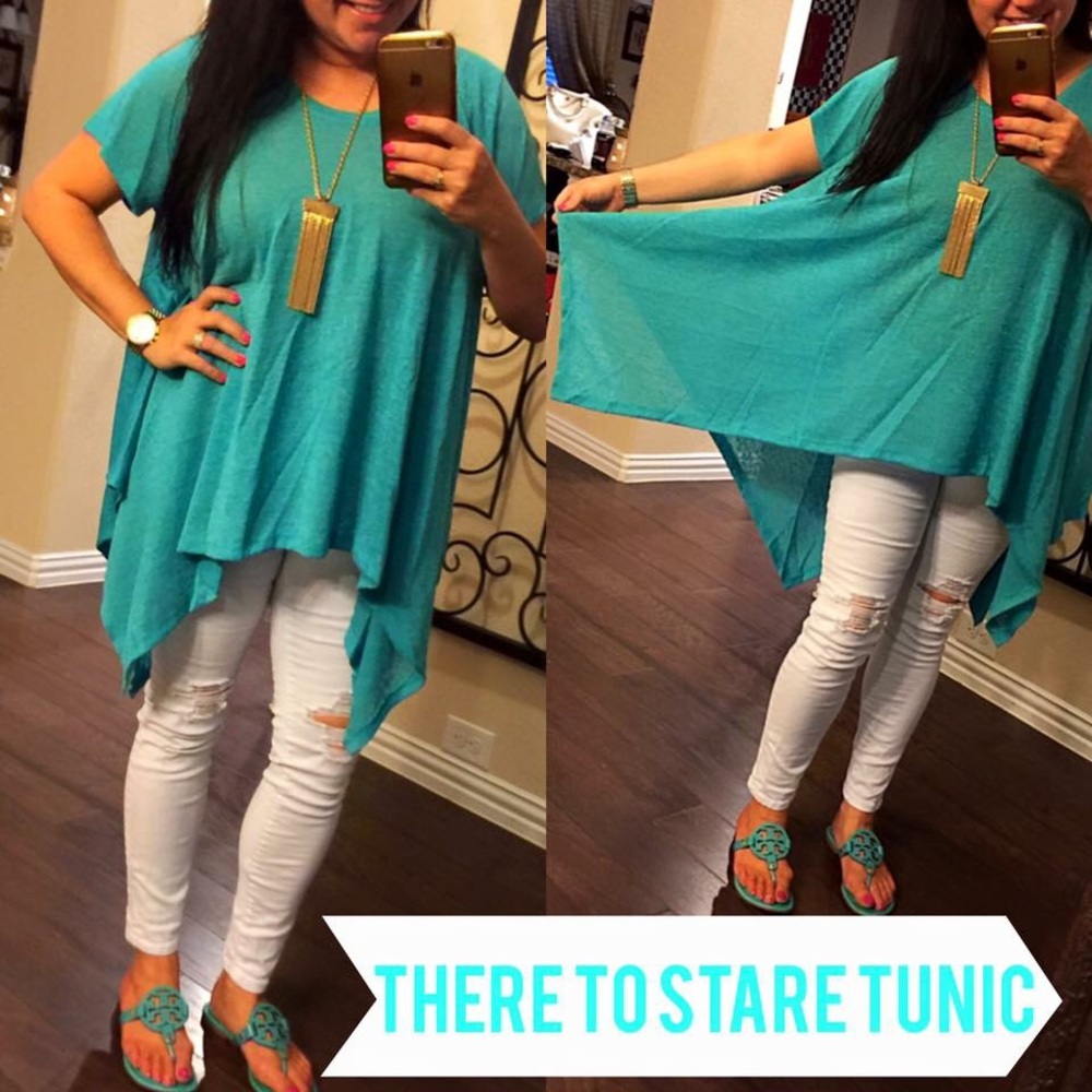 Turquoise tunic top!
