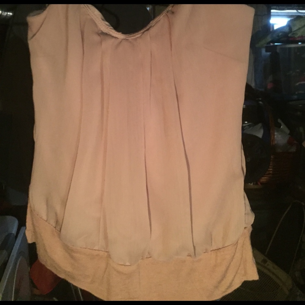 Strapless shirt