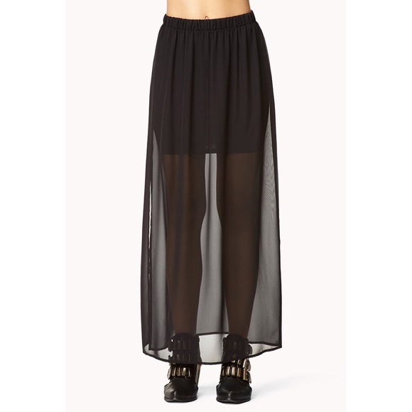 Urban Outfitters Dresses & Skirts - 🔥WEEKEND SALE🔥 black chiffon maxi skirt