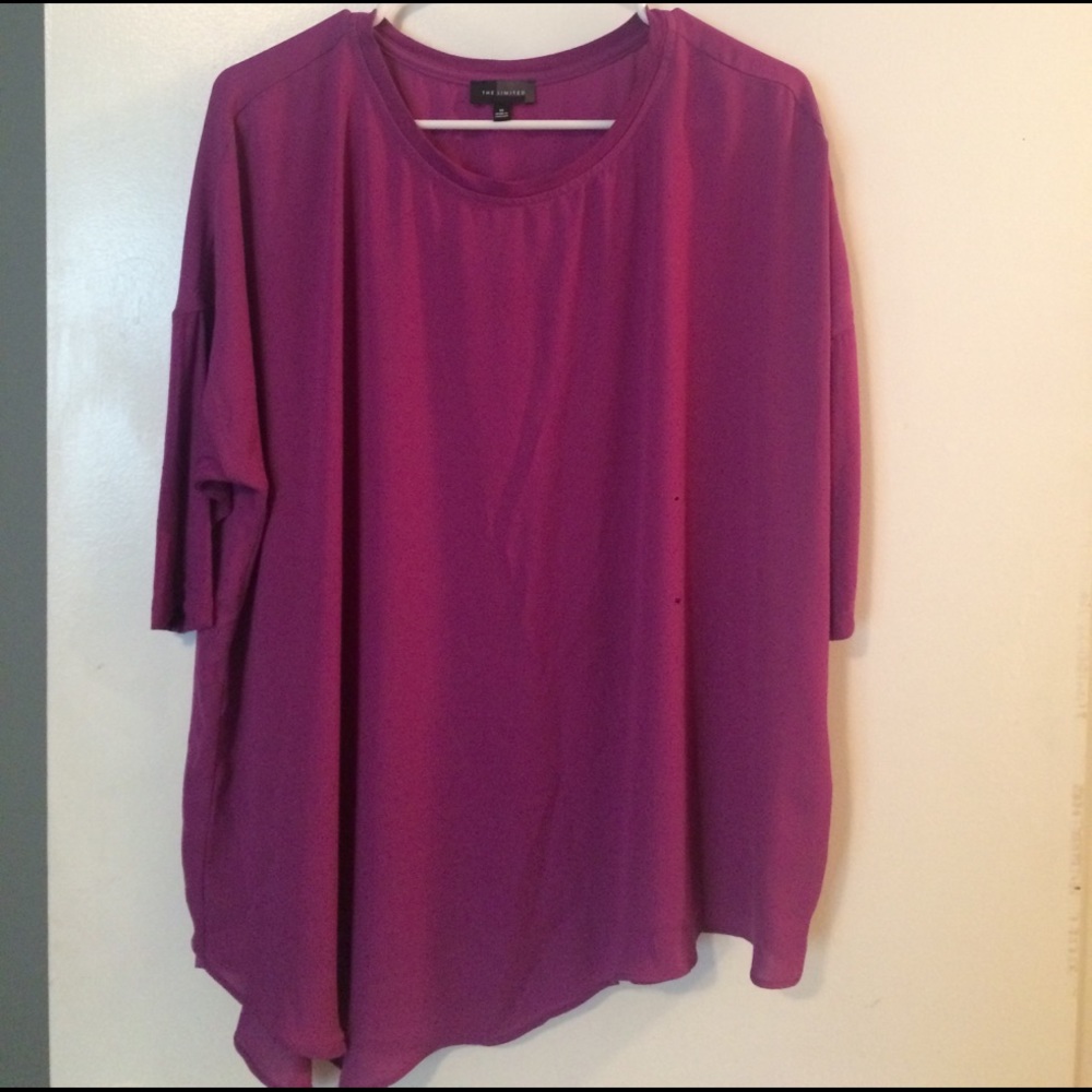 Limited Pink Asymmetrical Tunic Blouse M