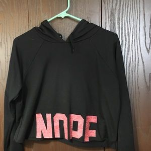 Crop top hoodie