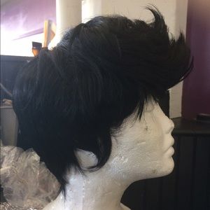 Human hair short wig