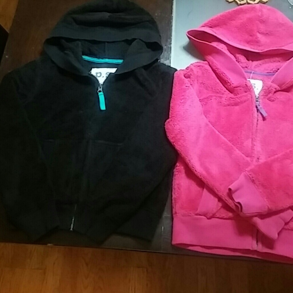 Two Girls p.s. aeropostale zip up sweat jackets
