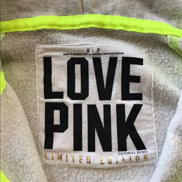 VS PINK Limited Edition Zip Up Hoodie S - Picture 4 of 4