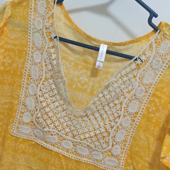Yellow blouse from Target - Picture 2 of 3