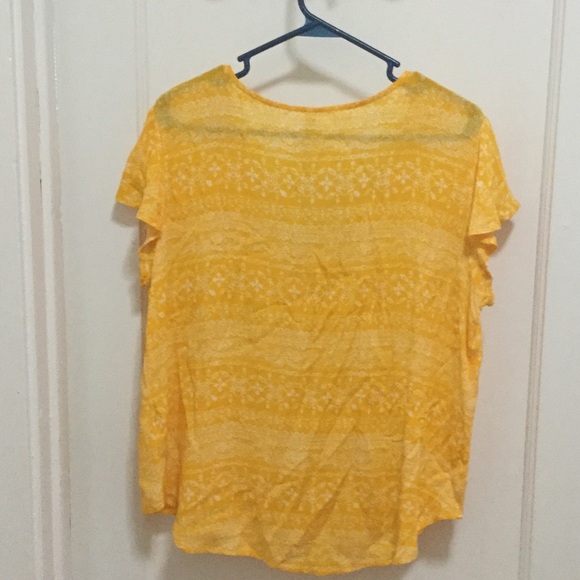 Yellow blouse from Target - Picture 3 of 3