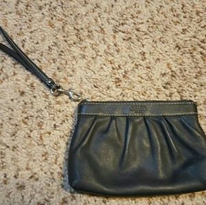 Small coach wristlet