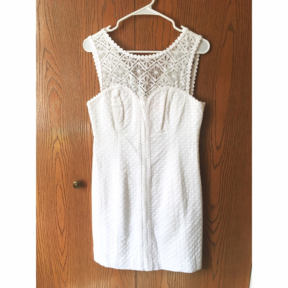 Lilly Pulitzer Sofia White Lace Shift