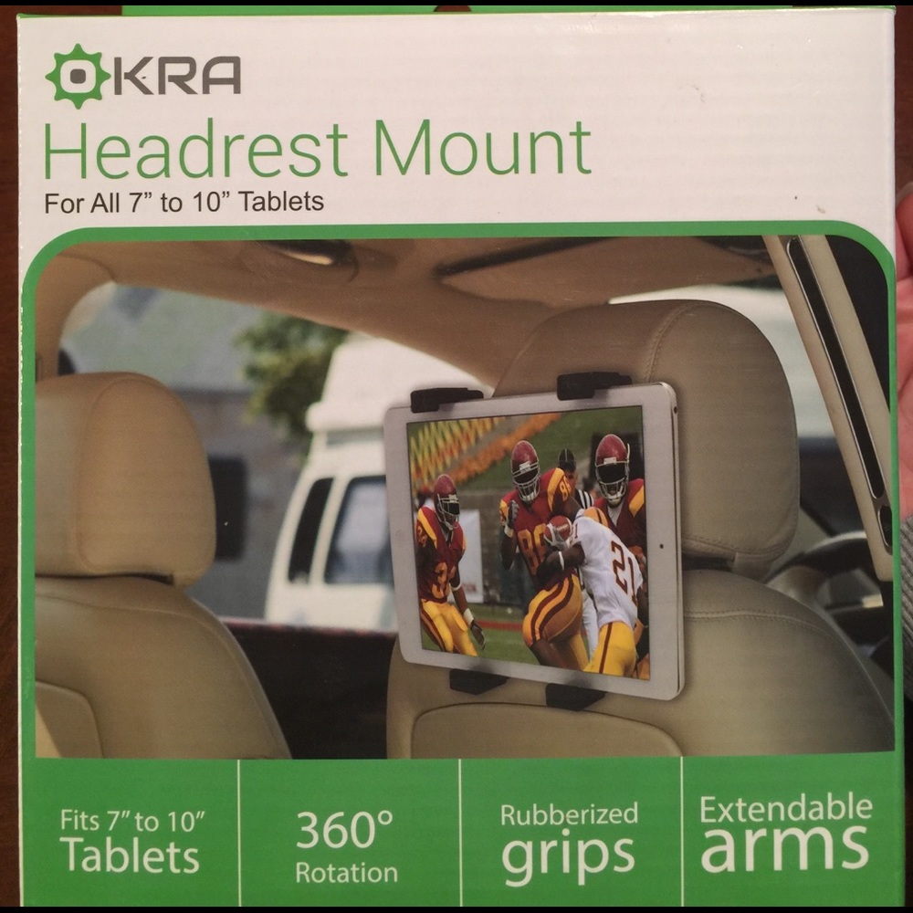 Vehicle Headrest Mount for Tablet